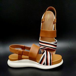 Cole Haan 2.Zerogrand Slingback Sandal Brown/White Women's Size 10 B